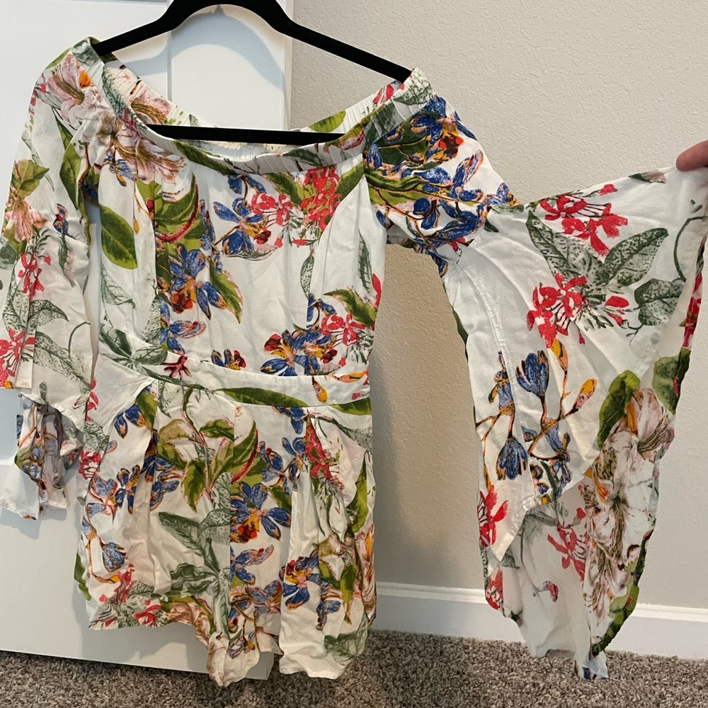 Floral Off-Shoulder Top
